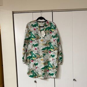 Cynthia Rowley Linen short dress
23 inches pit to pit and 36 inches long